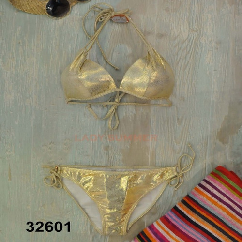 Bikinis Lame Dorado