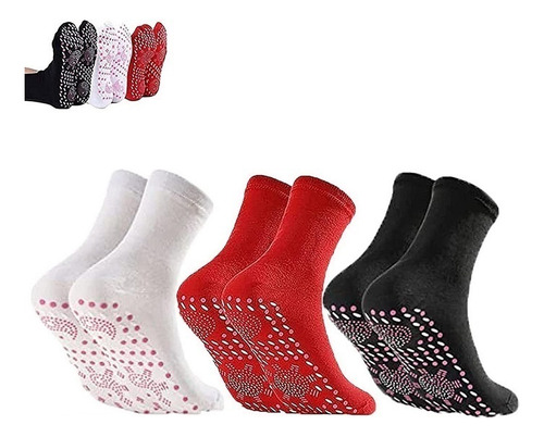 3 Pairs Afiz Tourmaline Slimming Health Sock Turmalina