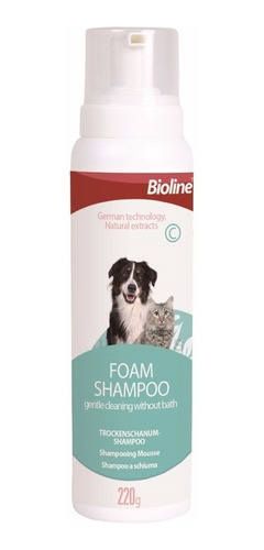 Imagen 1 de 1 de Shampoo En Espuma Para Mascotas