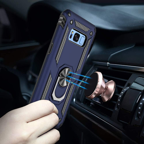Funda Uso Rudo Golpes Para Galaxy S8+/s8 Plus Carcasa+mica Azul Samsung Galaxy S8+/s8 Plus