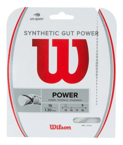 Corda Wilson Synthetic Gut Power 16 1.30mm Branca Set Indiv