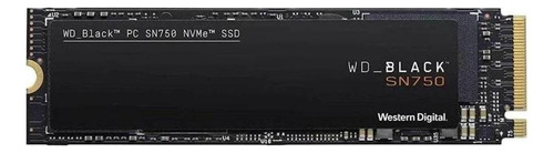 Disco sólido SSD interno Western Digital WD Black SN750 WDS250G3X0C 250GB negro