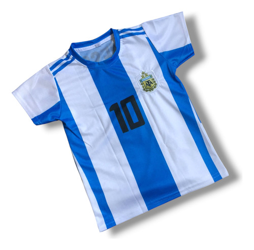 Conjunto Uniforme Fútbol Messi Argentina 2025 Blanco Messi 6