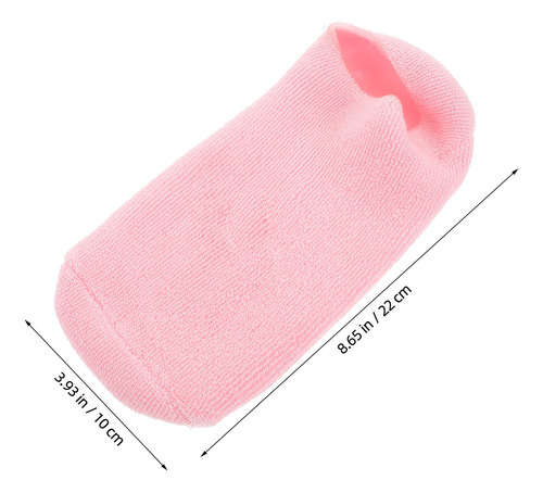 1 Par De Calcetines Hidratantes De Silicona Para Pies Secos
