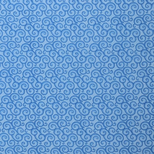 Mook Fabrics Franela 1271 Corte Azul Por Yarda