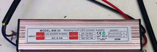 Driver Led 200w 150w 100w 50w 24vdc-80vdc