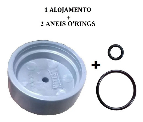 Imagem 3 de 3 de Vedação + Proveta Para Máquina De Limpeza De Bico Kitest