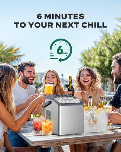 Ice Maker Marsail Countertop 12kg/day Self-cleaning
