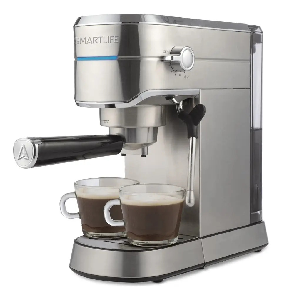 Cafetera Smartlife 3 en 1 cápsulas Nespresso, Dolce Gusto y café molido