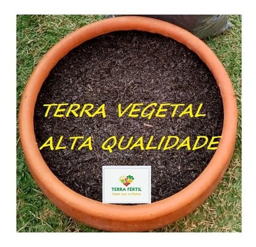 Terra Vegetal Pura Limpa Sem Esterco Ideal Para Apartamentos