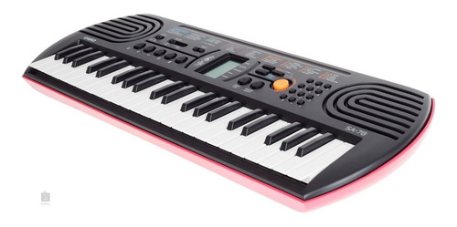Imagem 10 de 11 de Teclado musical Casio Mini SA-78 44 teclas preto/rosa