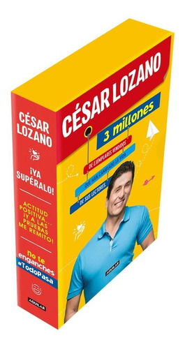 Pack César Lozano: Superalo. Actitud Positiva. No Te Enganches, De César Lozano., Vol. 1.0. Editorial Aguilar, Tapa Blanda En Español, 2022