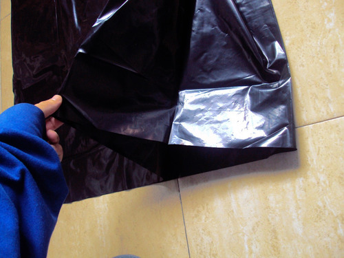 Imagen 2 de 3 de Bolsa Basura Plástico 40kg Calibre Extra Fuerte X50 Unidades