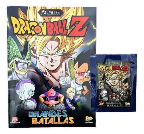 Figuritas Dragon Ball Z Grandes Batallas Album +20 Sobres Fs