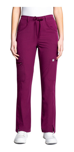 Pantalón Mujer Scorpi Comfort -burdeo- Uniformes Clínicos