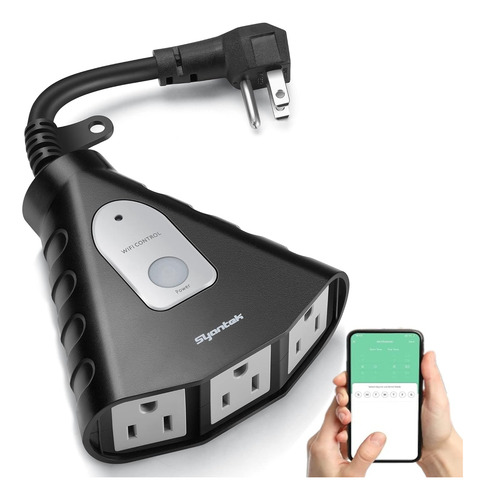 Syantek Enchufe Wifi Exterior, Enchufe Inteligente Exteri...