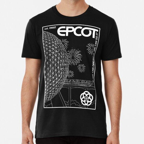 Remera Epcot Center. Algodon Premium