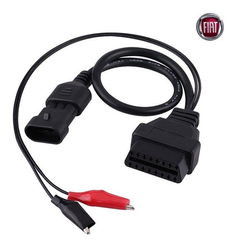 Conector Fiat Obd1 A Obd2 - 3 Pin A 16 Pin