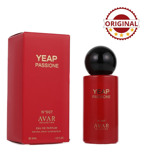 Perfume Árabe Avar Yeap Passione N.007 Fem 30ml Edp