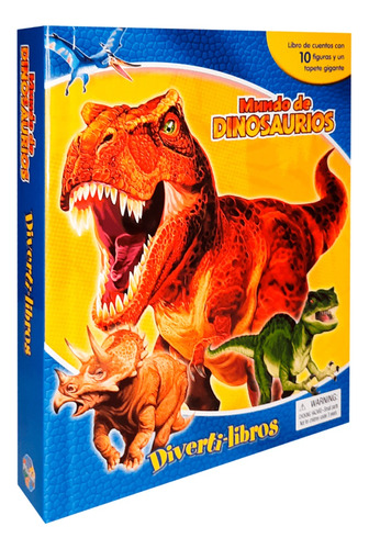 Mundo De Dinosaurios 10 Mini Figuras Disney Diverti Libros 