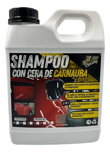 Shampoo Con Cera De Carnauba