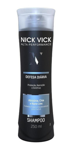 Shampoo Defesa Diária Nick Vick Alta Performance 250ml