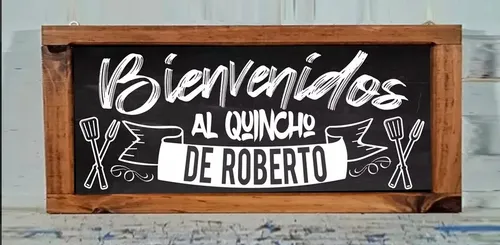 comprar Letrero Para Quincho Personalizado