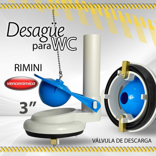 Valvula De Descarga Para W.c Venceramica Rimini 3pul / 08900