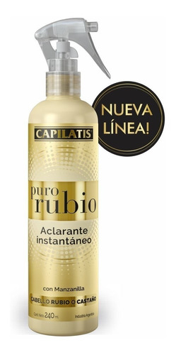 Aclarante Instantaneo Puro Rubio - Capilatis - Pack X6