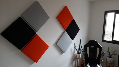 Pack X4 Paneles Acústicos Decorativos 40x40 Calidad Musycom