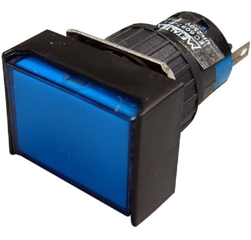 Botão Sinaleiro Led 16mm  - P16-pl7-bl 24vcc Azul