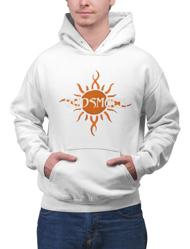 Poleron Unisex Godsmack Concierto Musica Sol Estampado Algodon