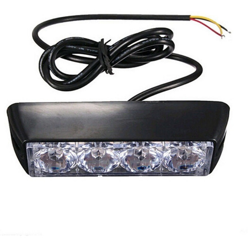 Modulo Flash Estrobo Codigos 4 Leds 18 Funciones 12w Ambar