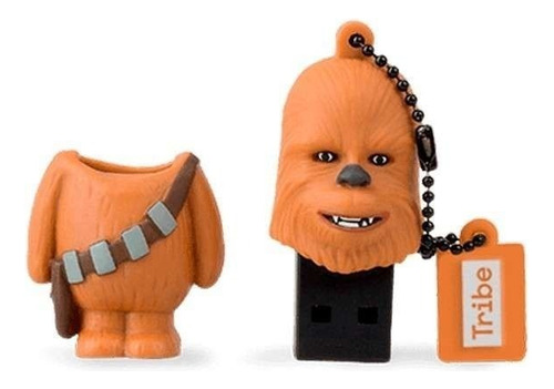 Memoria Usb 8gb 2.0 Starwars Chewbacca Tribe Color Marrón