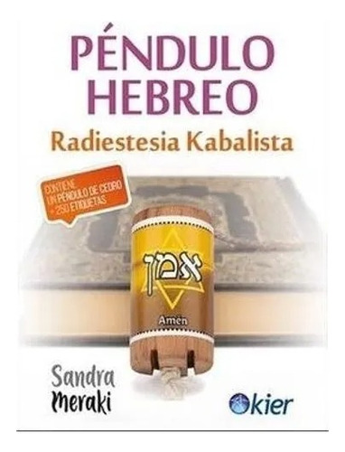 Pendulo Hebreo Radiestesia Kabalista (contiene Un  - Meraki