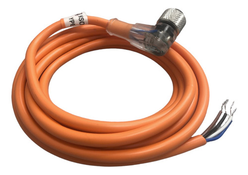 Cabo C/ Conector M12 90º 4 Pinos - Led Npn 2 Metros