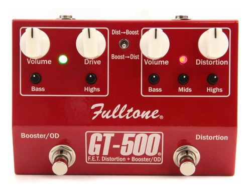 Pedal Guitarra Distorsión/booster - Fulltone Gt-500