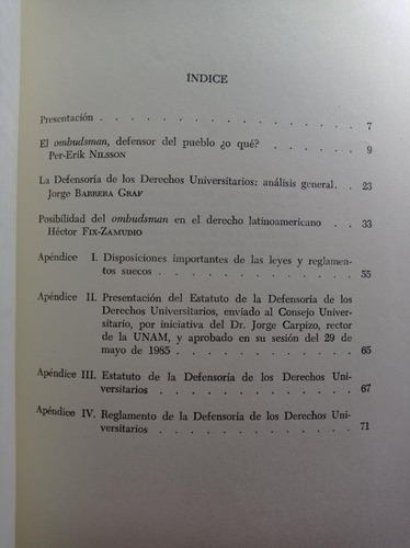 Defensoría De Los Derechos Universitarios De La Unam (Usado)