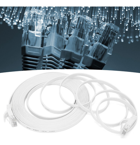 Cable Ethernet Plano Categoría 6 Red Gigabit De Alta Velocid
