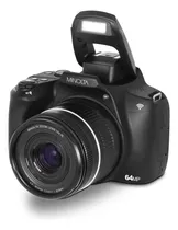 Comprar Cámara DSLR Konica Minolta 64MP Negra, sensor CMOS, grabación de video, Wi-Fi y flash incorporado. Ideal para fotografía y video de alta calidad.