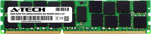 A-tech 16gb Ddr3 Rdimm 1333 Mhz Pc3-10600r Ecc Registrado