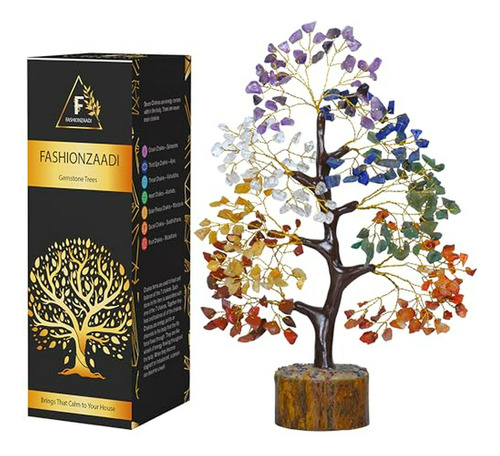 Árbol De Los Siete Chakras - Regalos De Cristal - Árbol De L