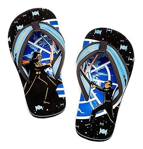 Sandalias Star Wars Luke Skywalker Darth Vader Talla 16-17mx