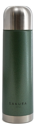 Termo Sakura Bullet Edition 0,5 Litros Acero Inoxidable Color Verde musgo