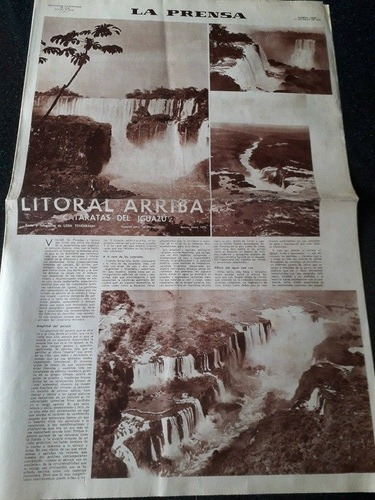 Diario La Prensa 21 5 1972 Cataratas Del Iguazú Gastronómico