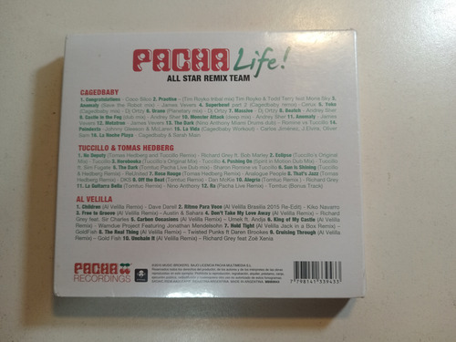 Pacha Life / All Star Remix Team Cd Triple / Ind Arg A001 Estándar