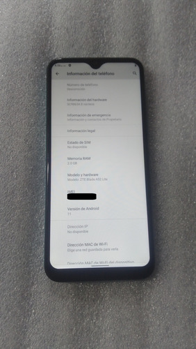 Zte A52 Lite / Liberado / 2 Gb Ram + 32 Gb Verde Verde Claro