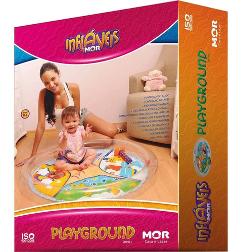 Tapete Infantil Bebe Brinquedo Com Bolinhas E Chocalho