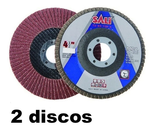 Disco Flap 4 1/2 Grano 100,   Pack 