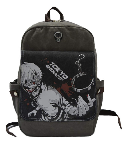 Hamiqi Anime Style Cosplay Tokio Ghoul Mochila Estudiante